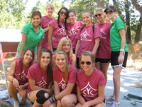 Kathleen Giza's dorm at Camp Sequoia